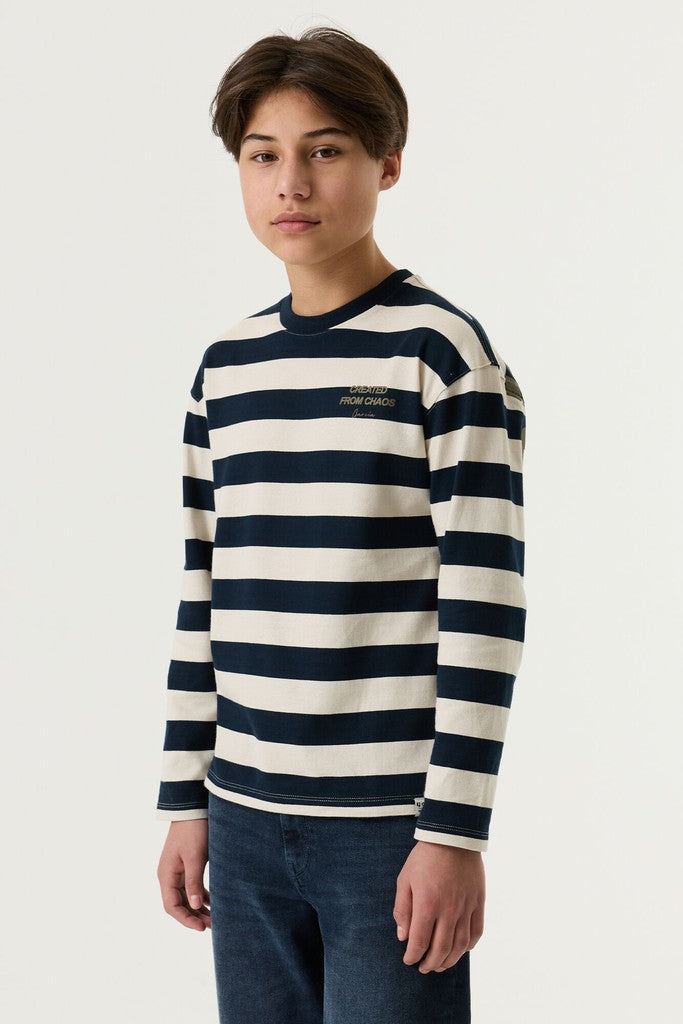 Garcia Langarmshirt gestreift