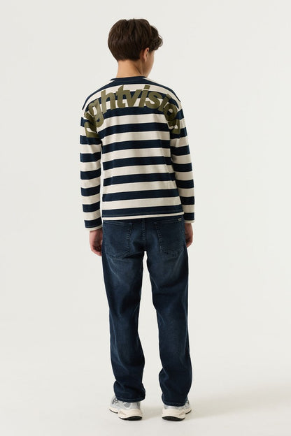 Garcia Langarmshirt gestreift