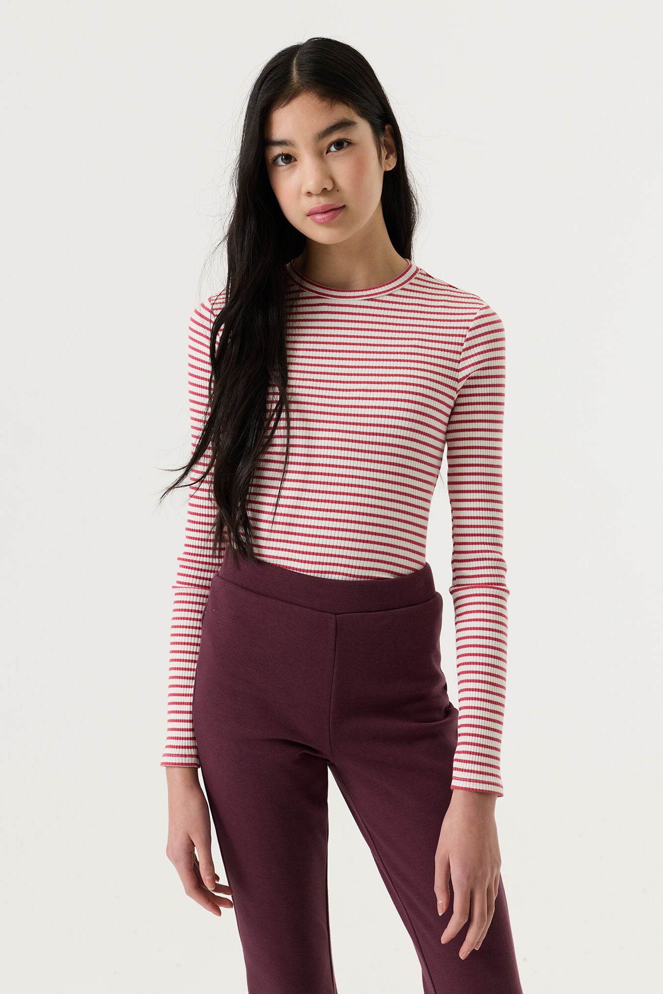 Garcia Gestreiftes Langarmshirt