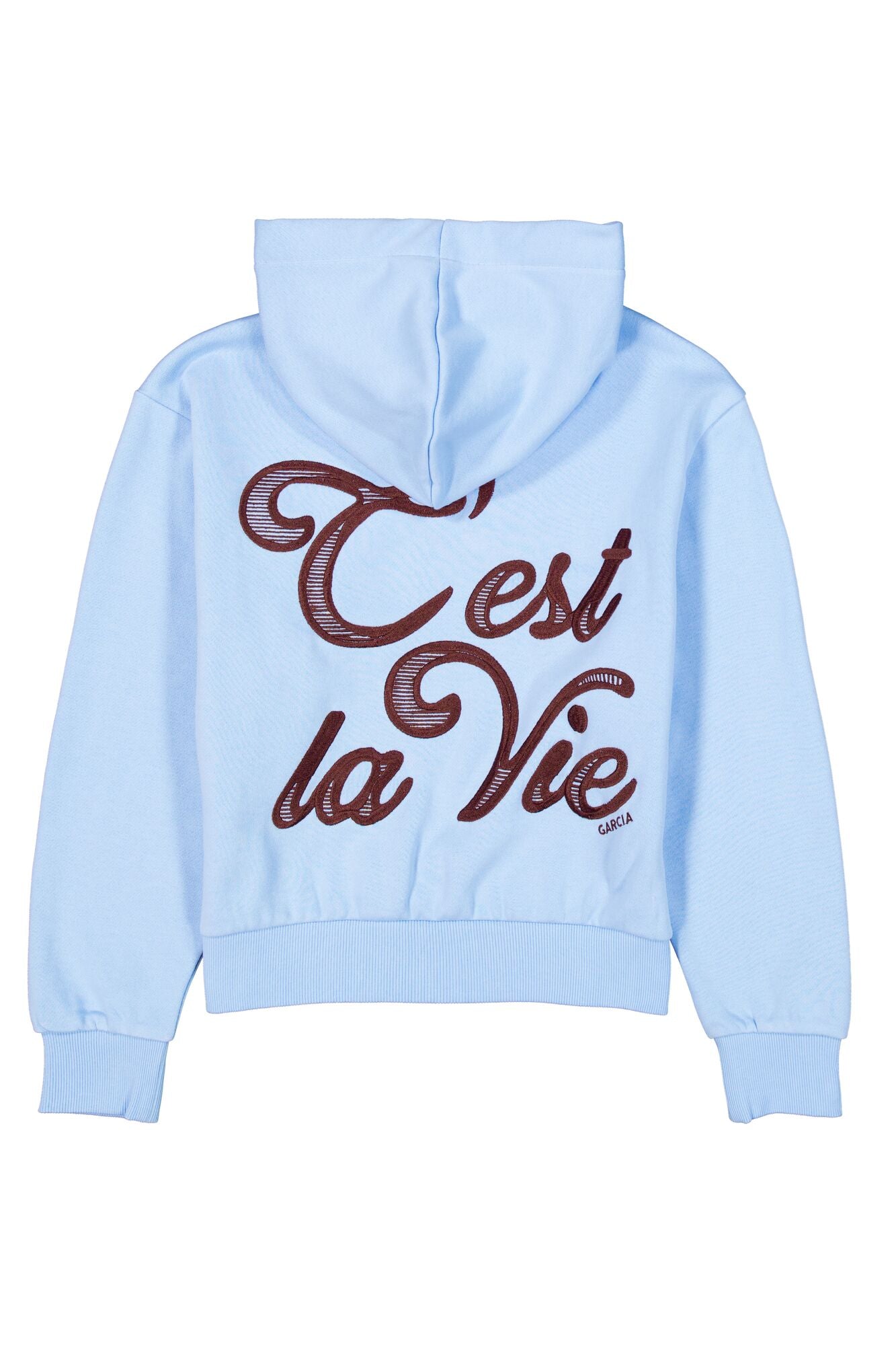 Garcia Hoodie mit appliziertem Rückenprint