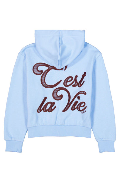 Garcia Hoodie mit appliziertem Rückenprint
