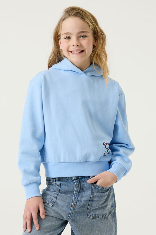 Garcia Hoodie mit appliziertem Rückenprint