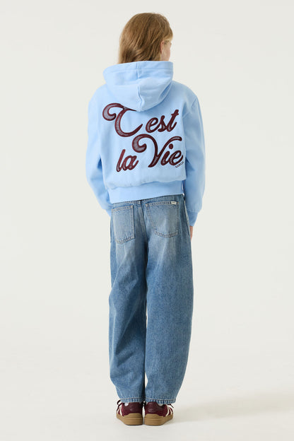 Garcia Hoodie mit appliziertem Rückenprint
