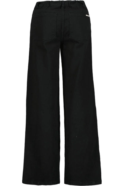 Garcia Schwarze Hose in Wide Fit