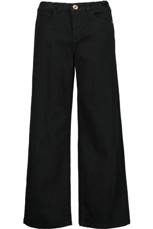 Garcia Schwarze Hose in Wide Fit