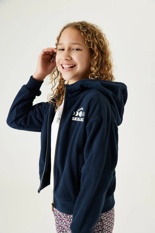 Garcia Dunkelblaue Fleecejacke