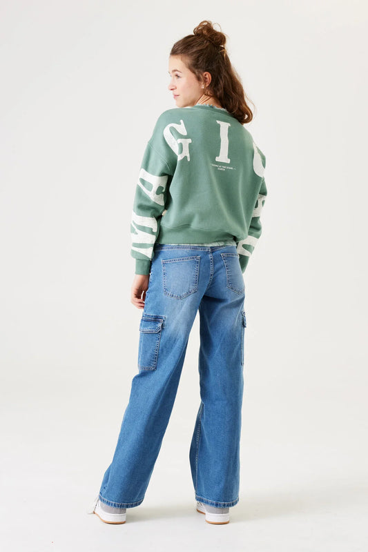 Garcia Sweatshirt mit Rückenprint