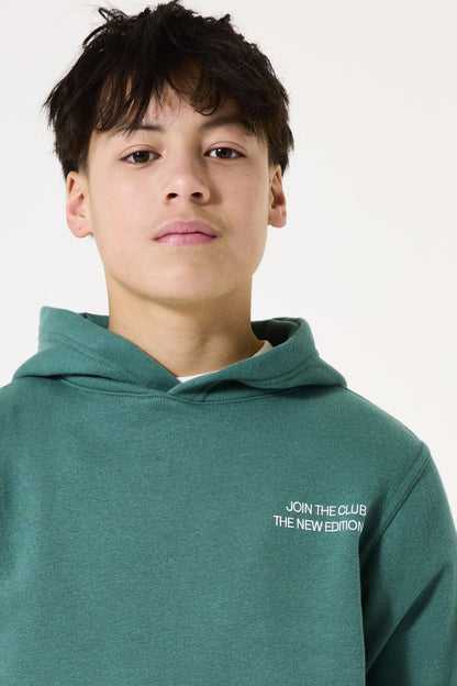 Garcia Grüner Hoodie mit Rückenprint