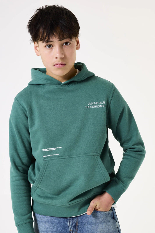 Garcia Grüner Hoodie mit Rückenprint