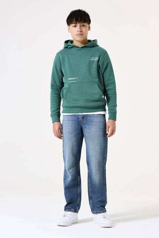 Garcia Grüner Hoodie mit Rückenprint