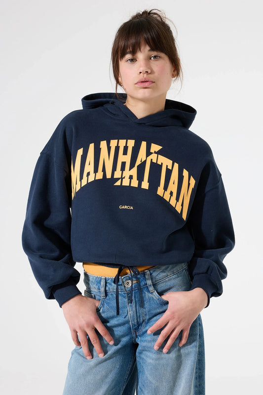 Garcia Hoodie mit Brustprint