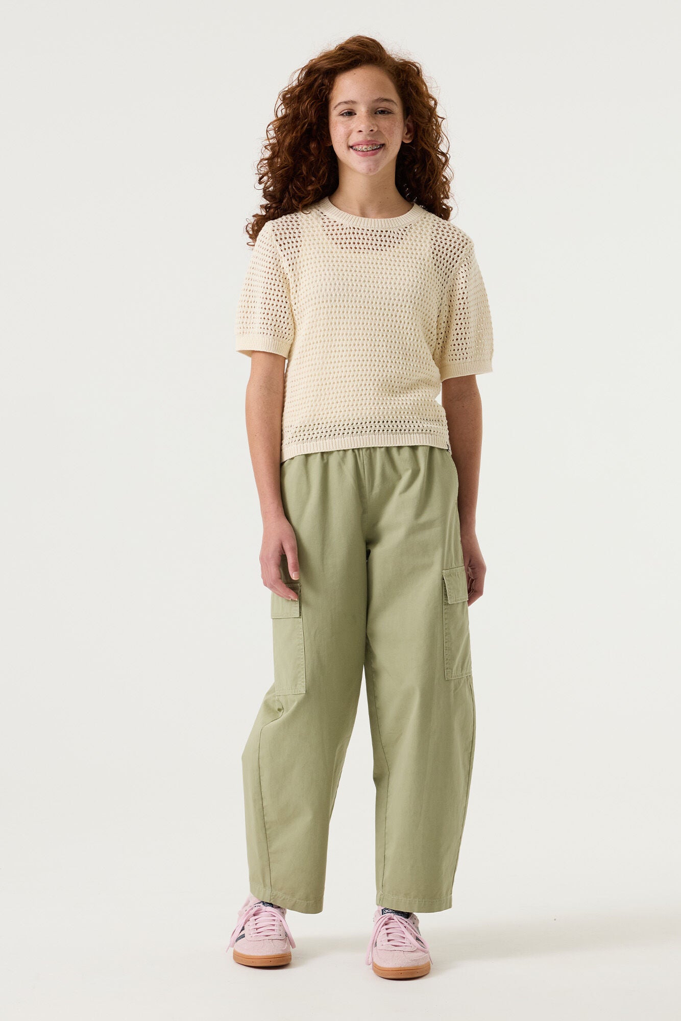 Garcia Kurzarmpullover