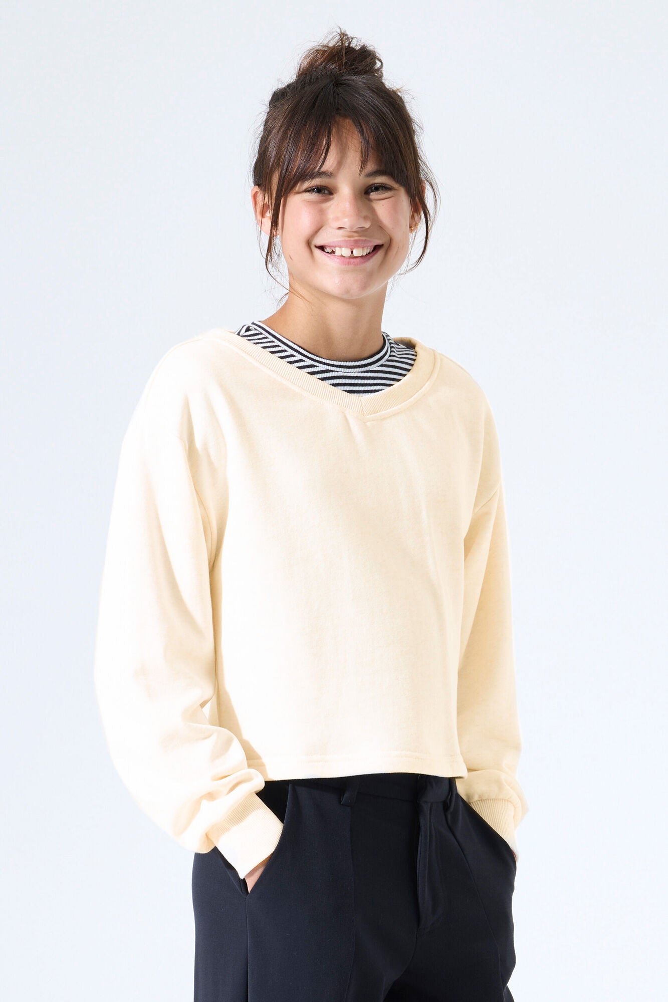 Garcia Sweatshirt mit Rückenprint