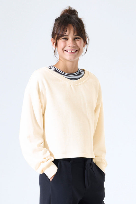 Garcia Sweatshirt mit Rückenprint