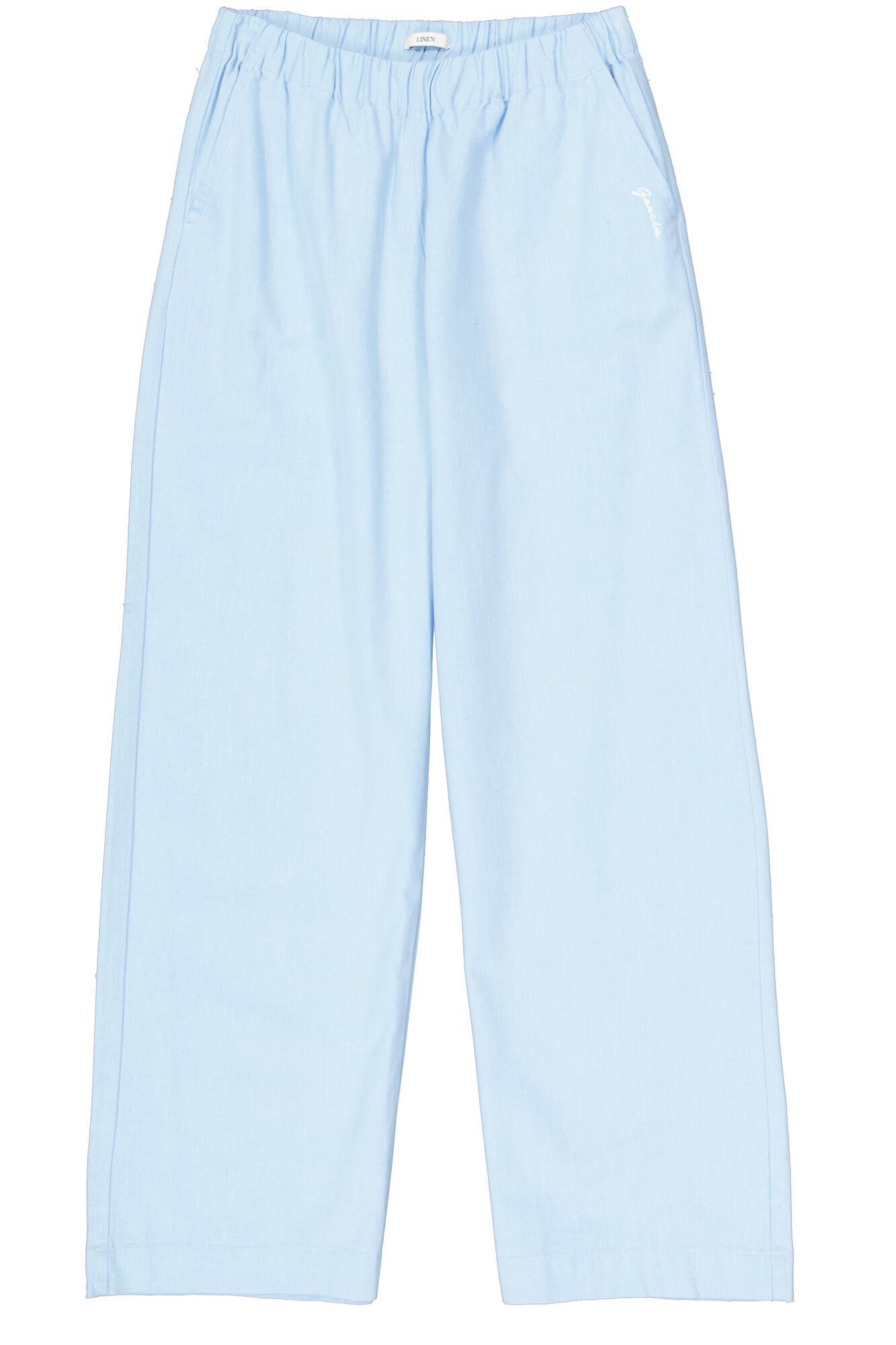 Garcia Himmelblaue Hose mit Leinen