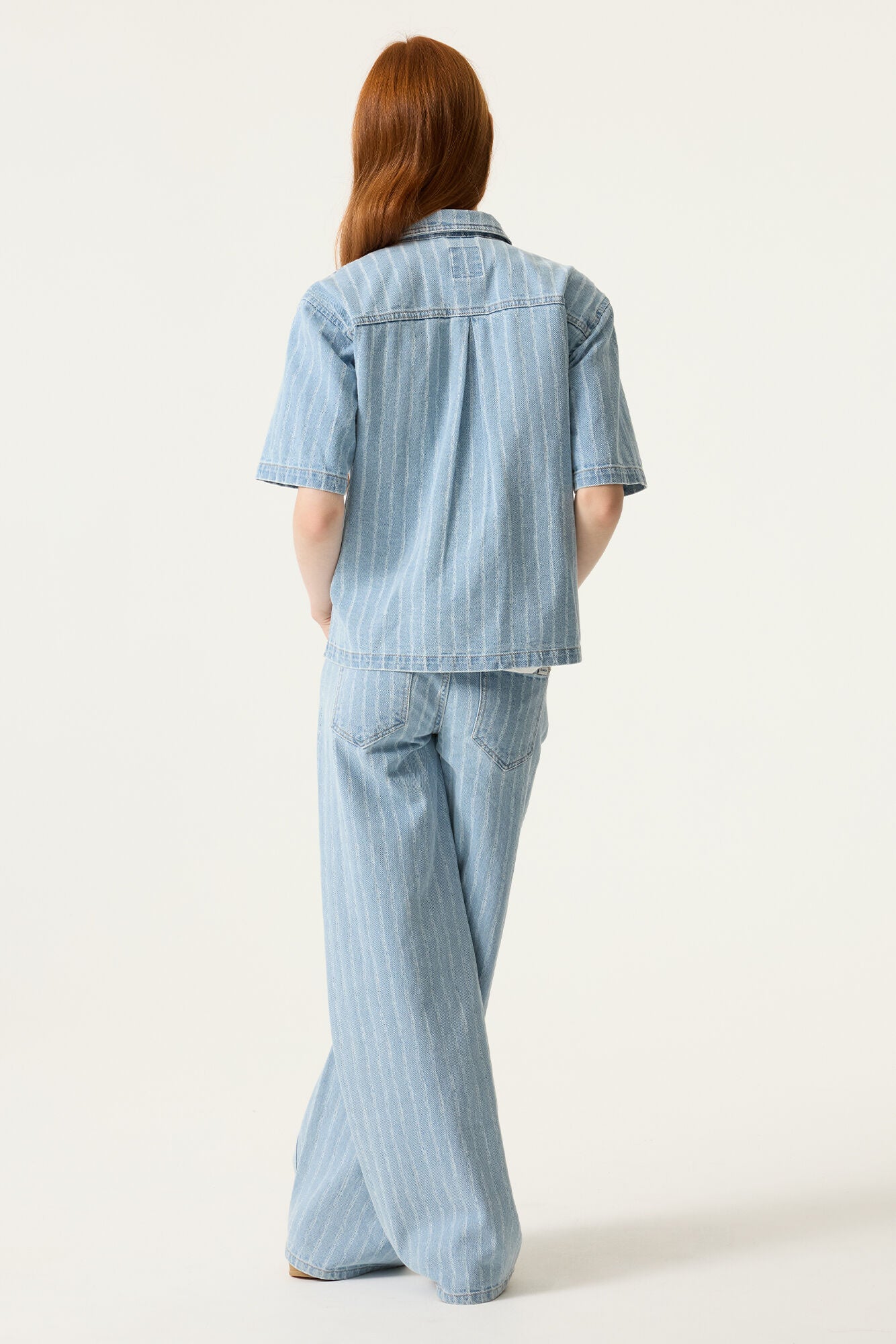 Garcia Weite Jeans in Denim Blau