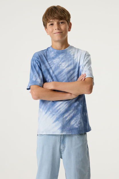 Garcia T-Shirt mit Batikprint
