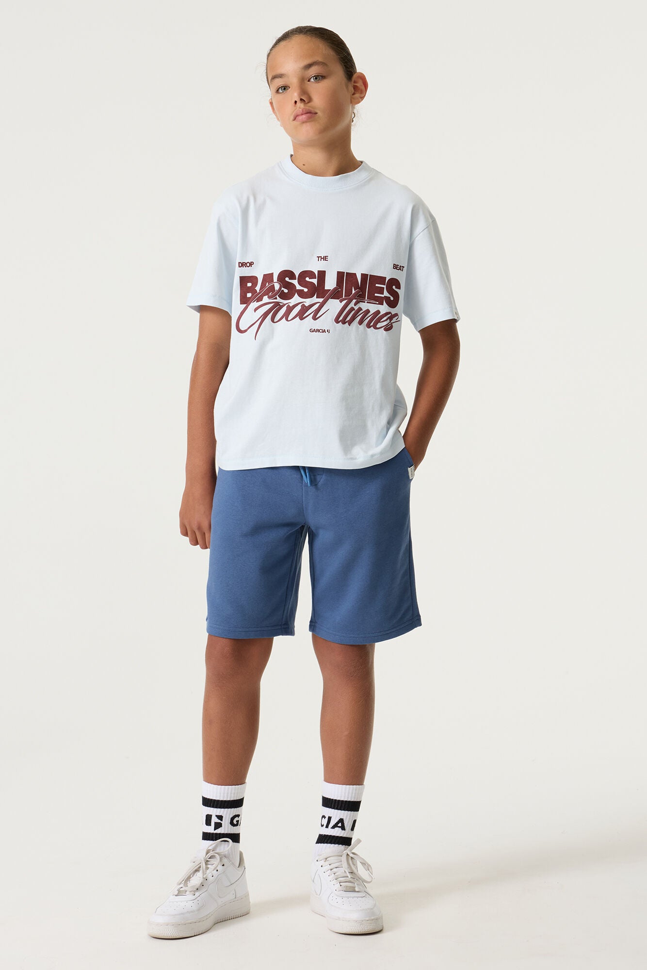Garcia Blaue Sweatshorts