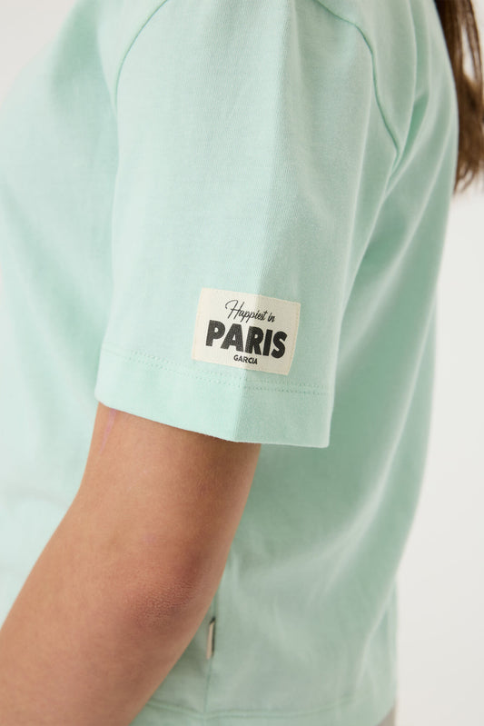 Garcia Mintgrünes T-Shirt