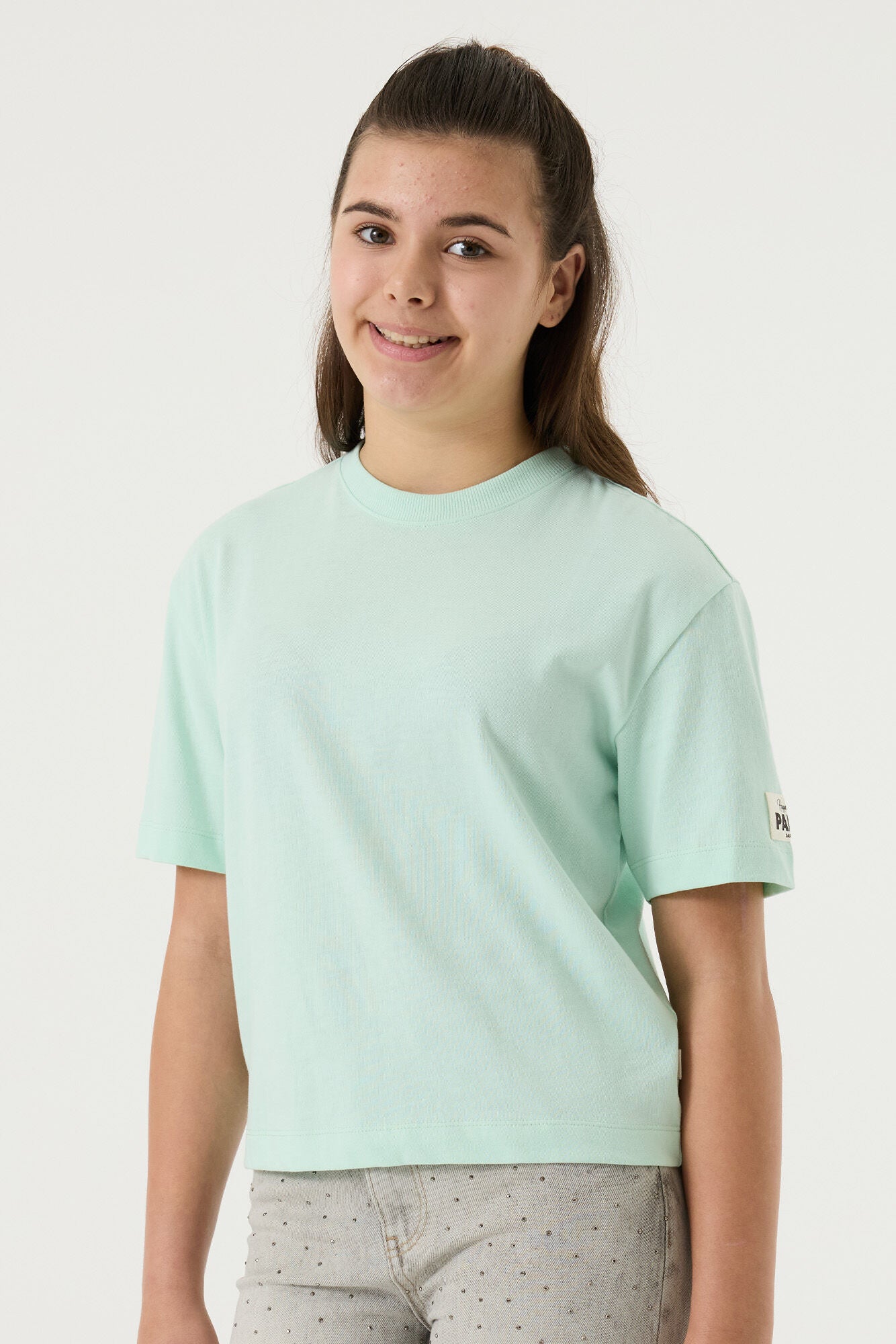 Garcia Mintgrünes T-Shirt