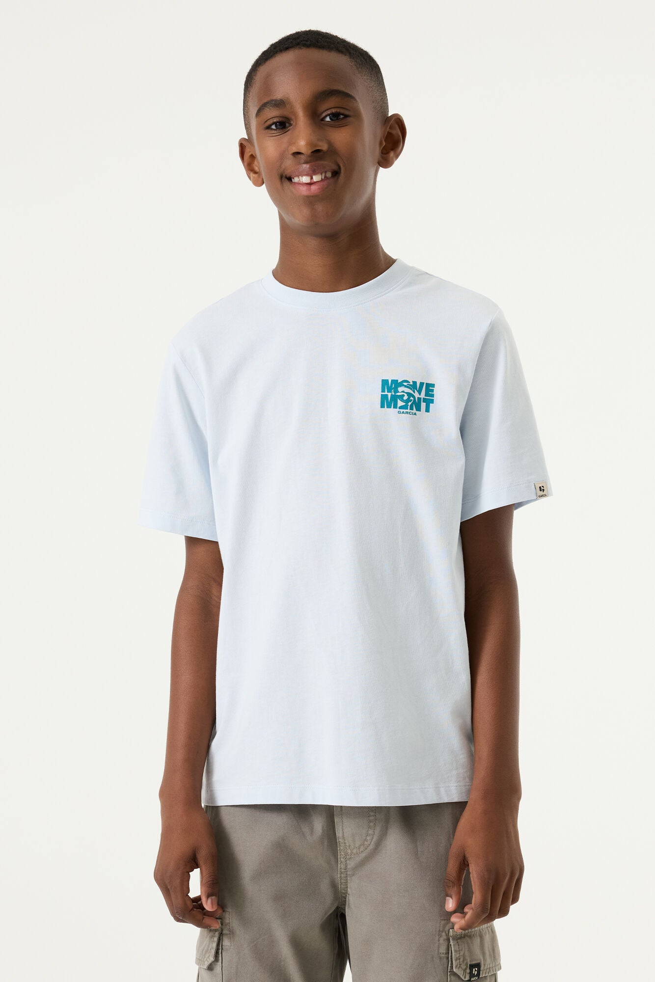 Garcia Hellblaues T-Shirt