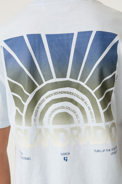 Garcia Hellblaues T-Shirt