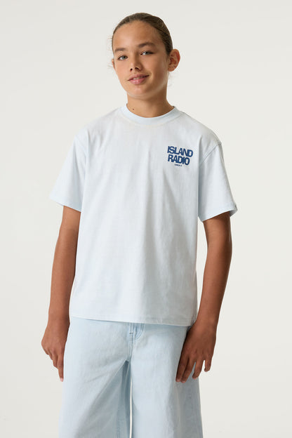 Garcia Hellblaues T-Shirt