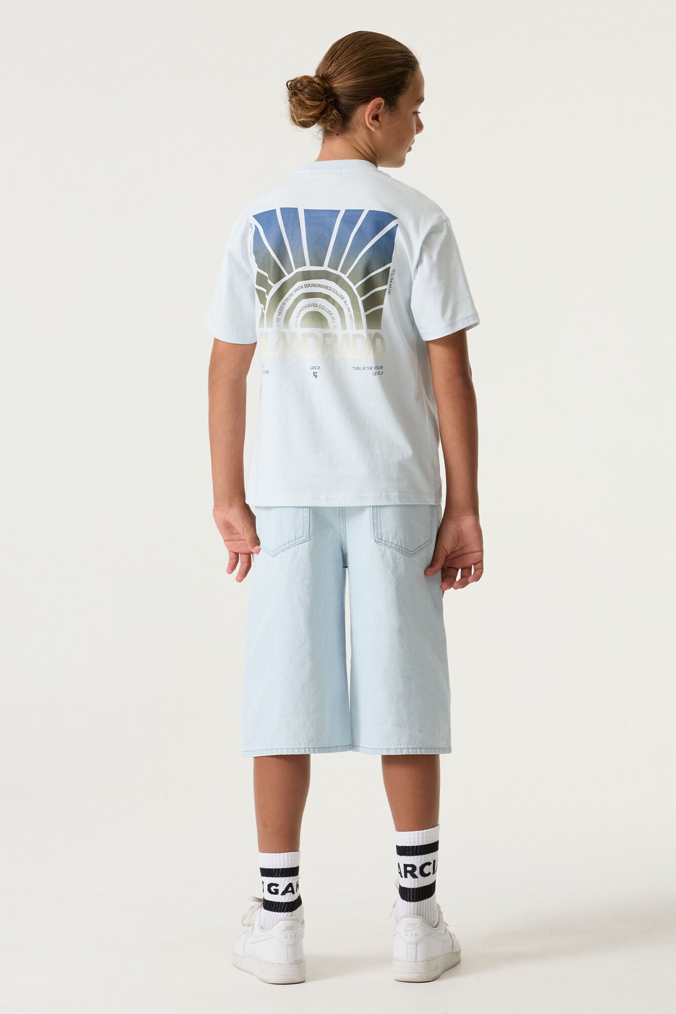 Garcia Hellblaues T-Shirt