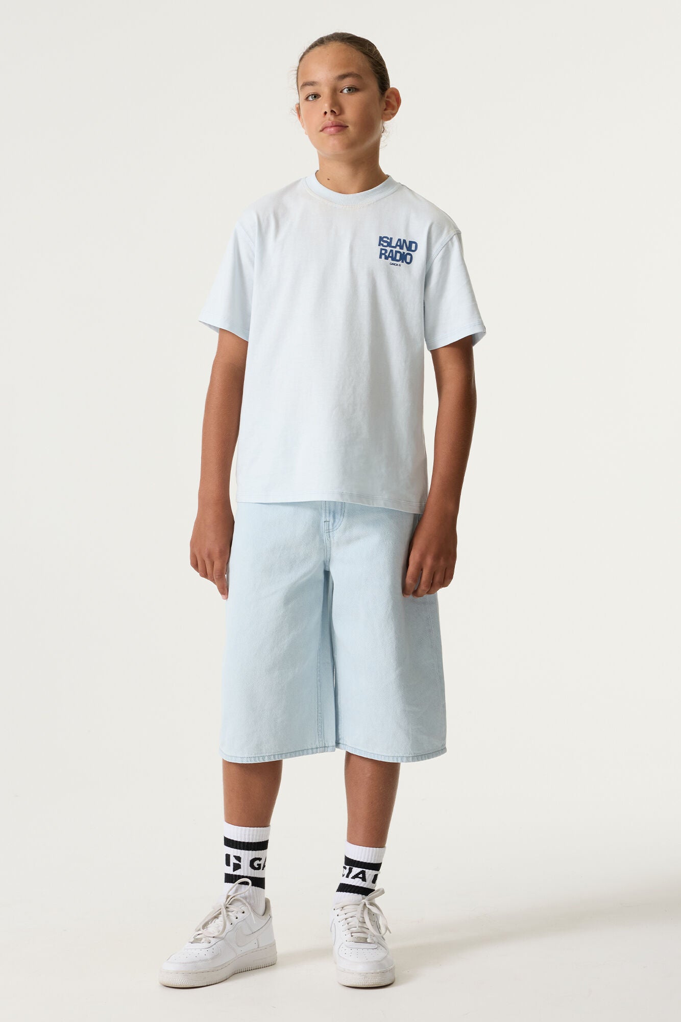 Garcia Hellblaues T-Shirt