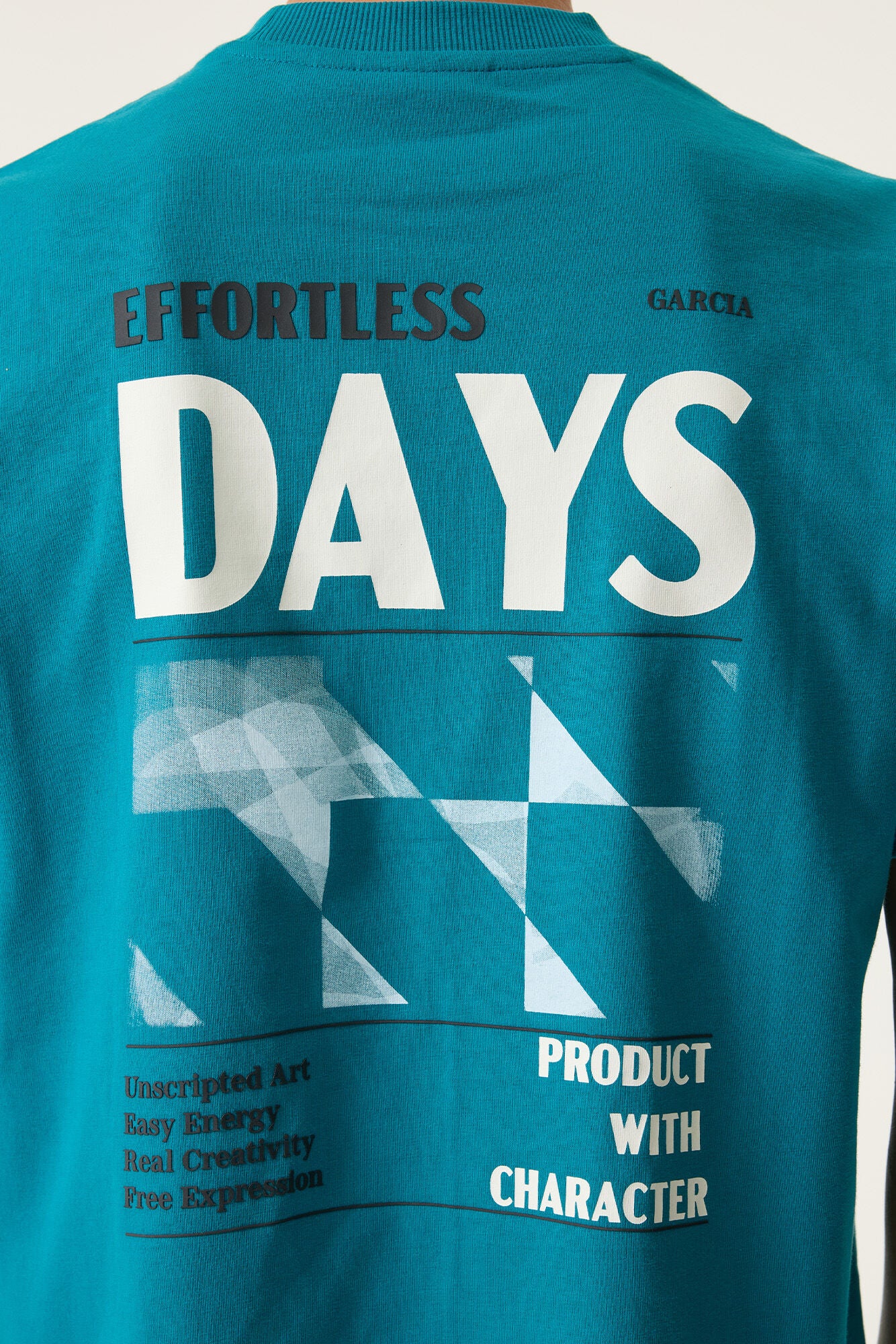 Garcia Grünblaues T-Shirt