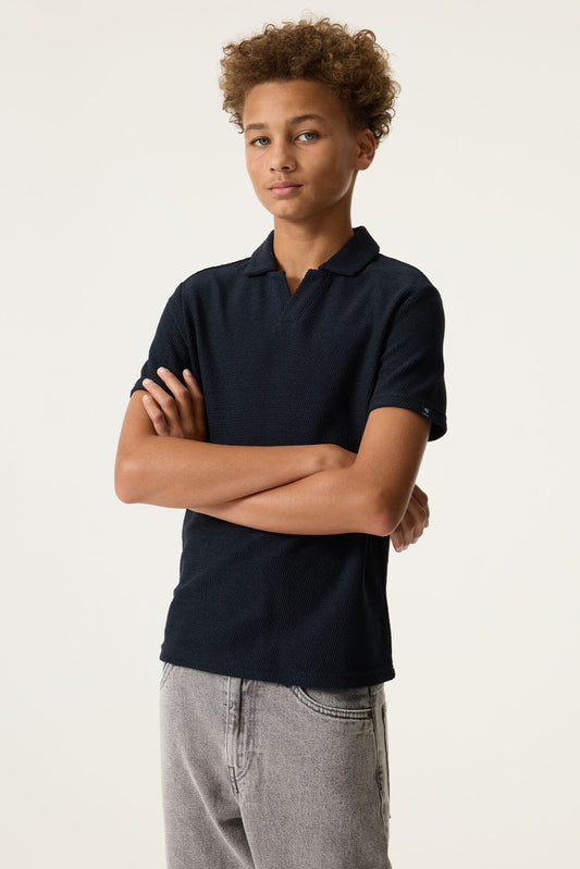 Garcia Dunkelblaues Polo-Shirt