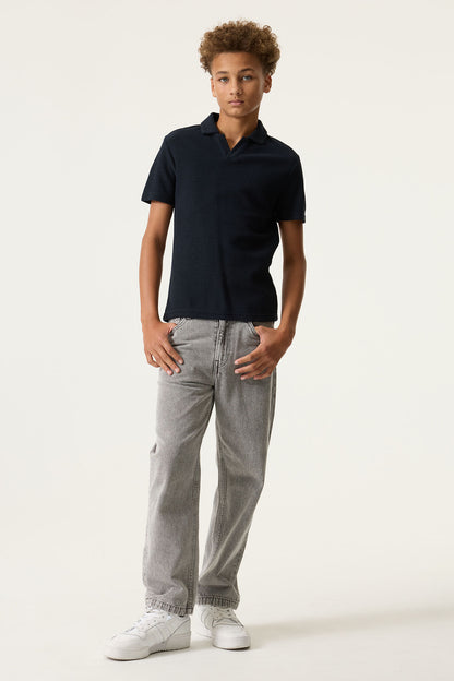 Garcia Dunkelblaues Polo-Shirt