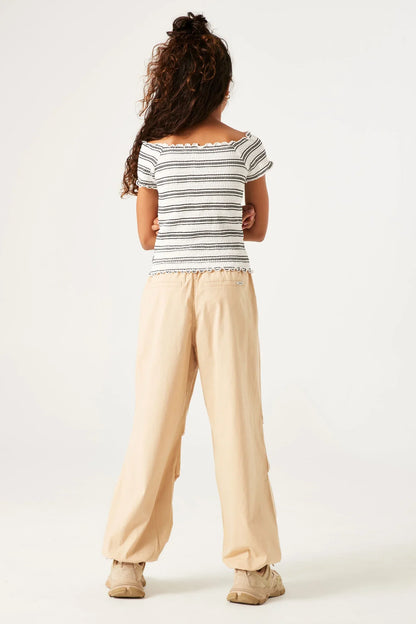 Garcia Beige Fallschirmhose