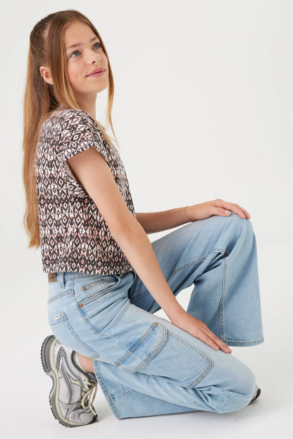 Garcia Widefit Cargojeans bleached