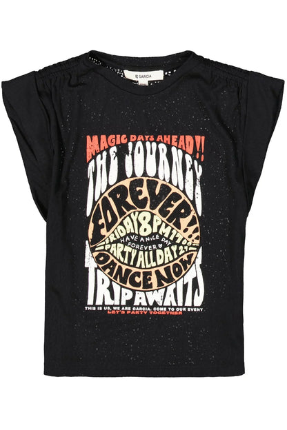 Garcia Schwarzes T-Shirt