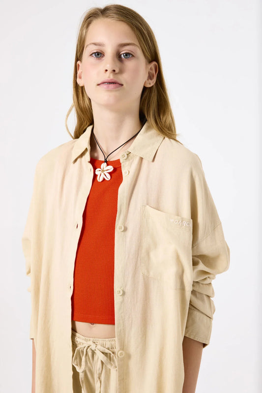 Garcia Beigefarbene Bluse