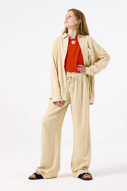 Garcia Beigefarbene Bluse