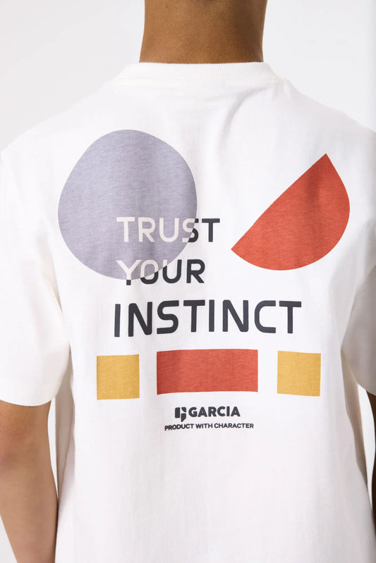 Garcia T-Shirt mit Rüchenprint