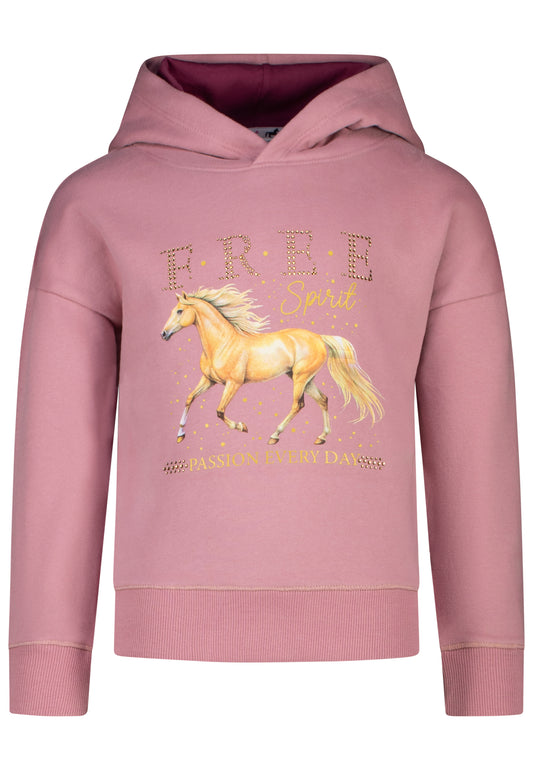 Salt and Pepper Hoodie mit Pferdeprint