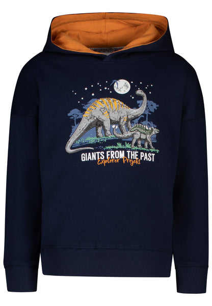 Salt and Pepper Hoodie mit Dinoapplikation