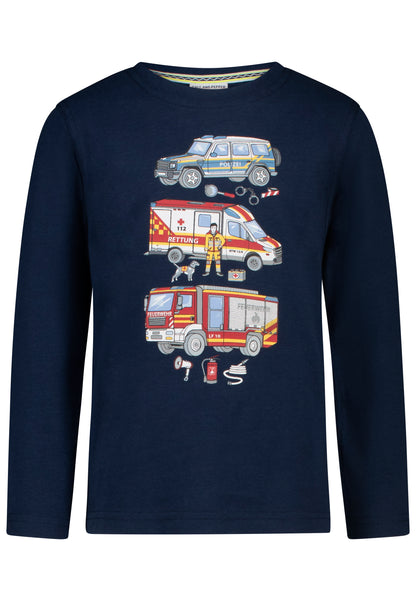 Salt and Pepper Langarmshirt Rescue