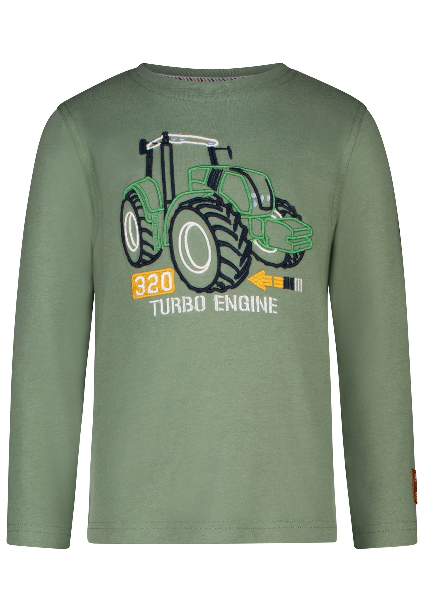 Salt and Pepper Langarmshirt Traktor