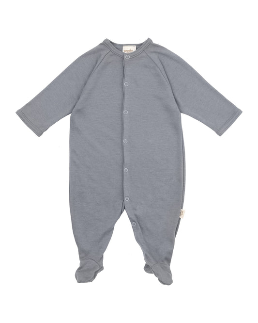 Wooly Organic Strampler aus Lyocell/Wolle