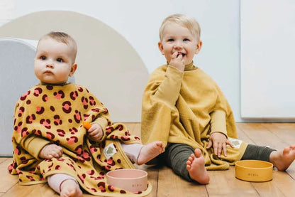 Little Casimir Lätzchen 'Boo' Frottee Leo Mustard Waterproof