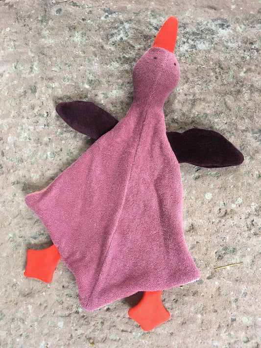 Schmusetuch und Handpuppe Wildgans Rosalie von Nanchen
