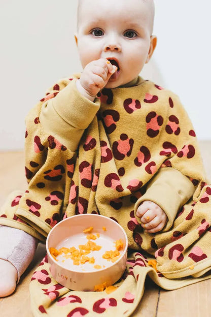 Little Casimir Lätzchen 'Boo' Frottee Leo Mustard Waterproof