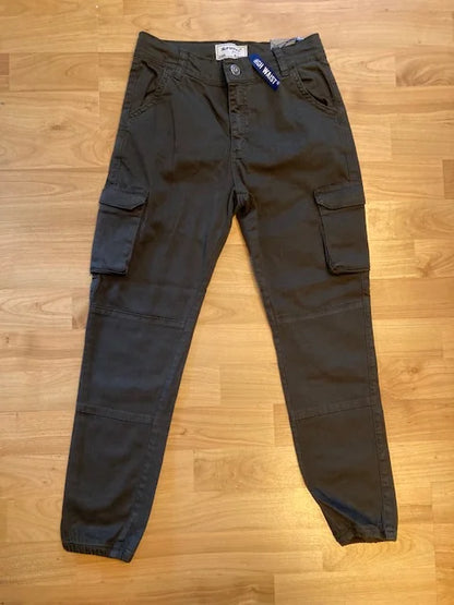 High-Waist Cargo-Hose Relaxed Fit von Blue Effect