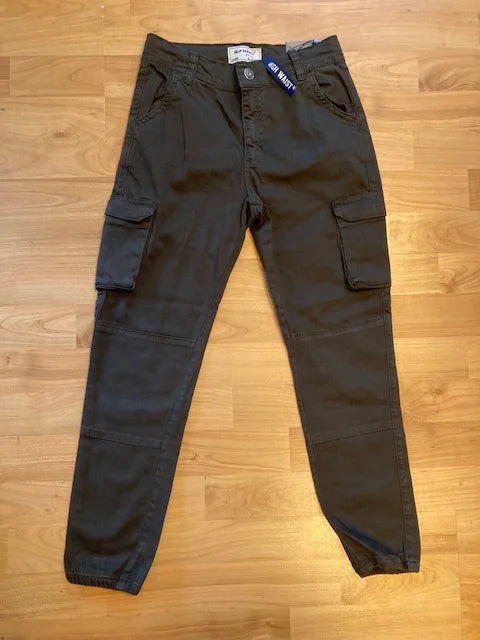 High-Waist Cargo-Hose Relaxed Fit von Blue Effect