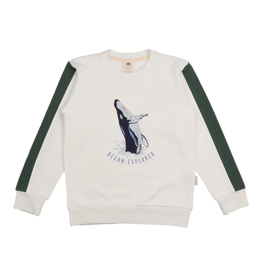 Walkiddy Sweatshirt Jumping Whales