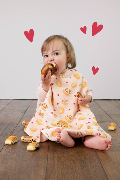 Little Casimir Lätzchen 'Boo' LIMITED EDITION Cinnamon Roll Waterproof